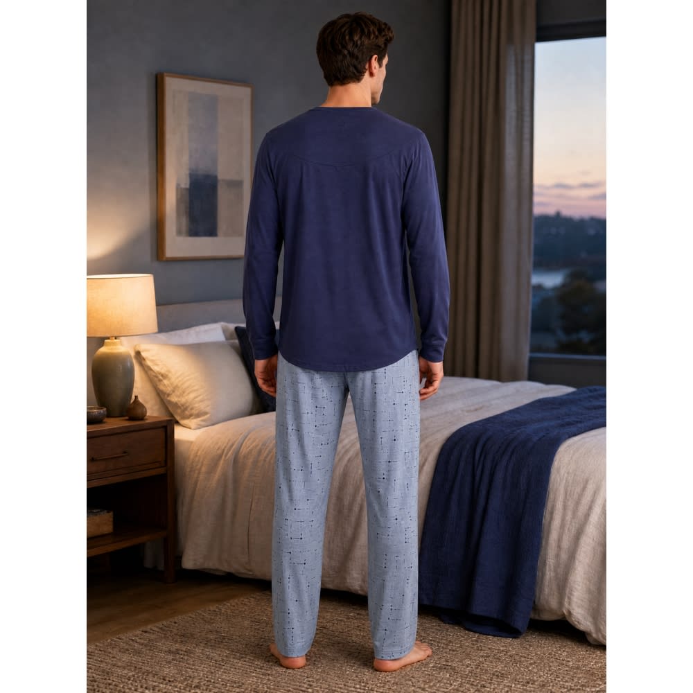 Set James ML Navy / Travertino, foto 3 de 3