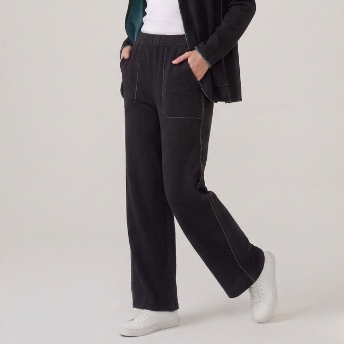 Loungewear Set Eleonor Stormy / Black, foto 4 de 4