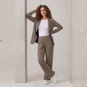 Loungewear Set Eleonor Navy / Marron, foto 3 de 5