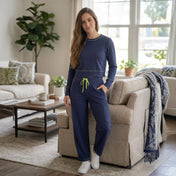 Loungewear Set Margot Limon / Navy, foto 1 de 4