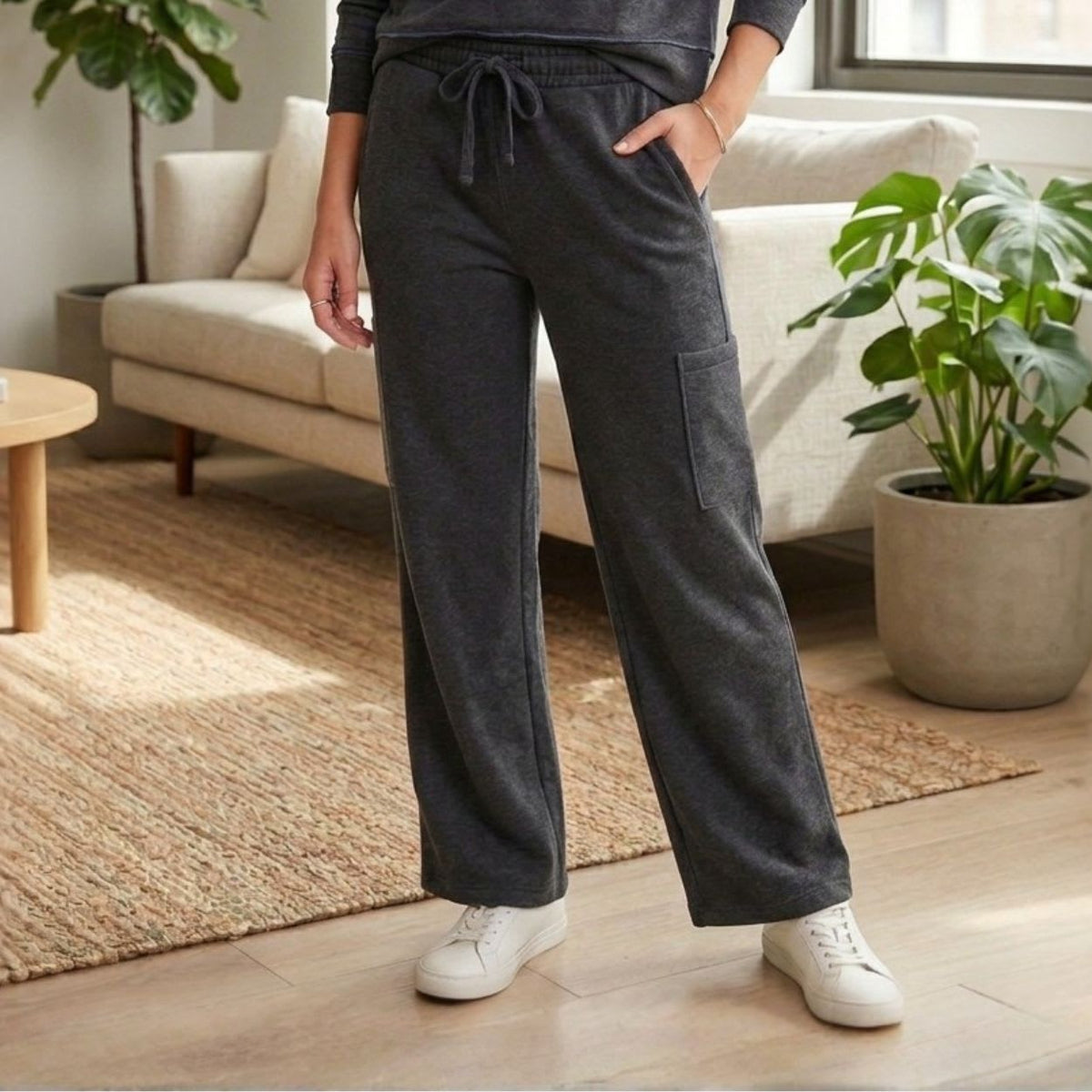 Loungewear Set Margot Blueberry / Charcoal, foto 4 de 4