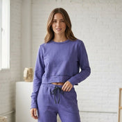 Loungewear Set Margot Charcoal / Blue Berry, foto 3 de 4