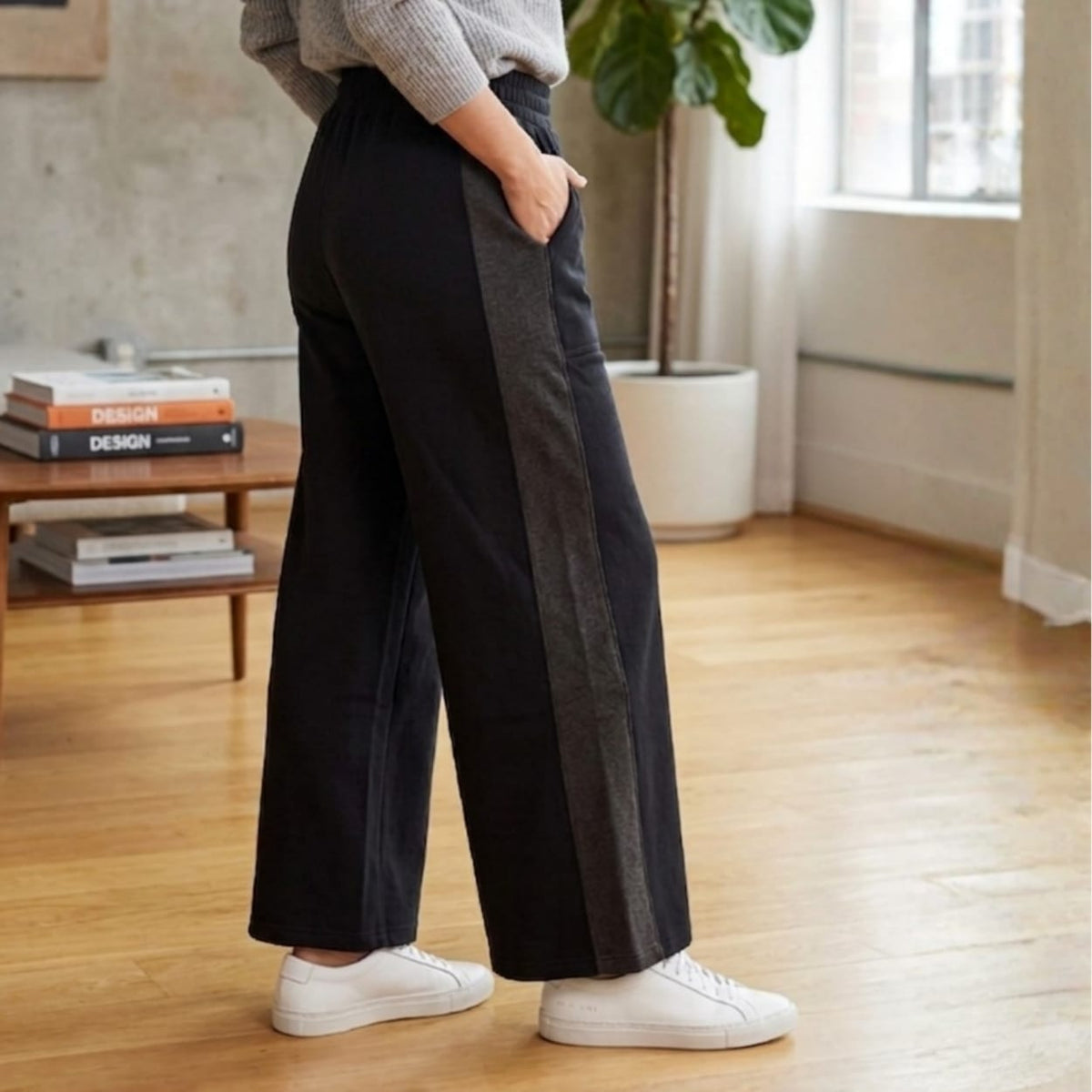 Loungewear Irina Pant Black / Green, foto 3 de 3