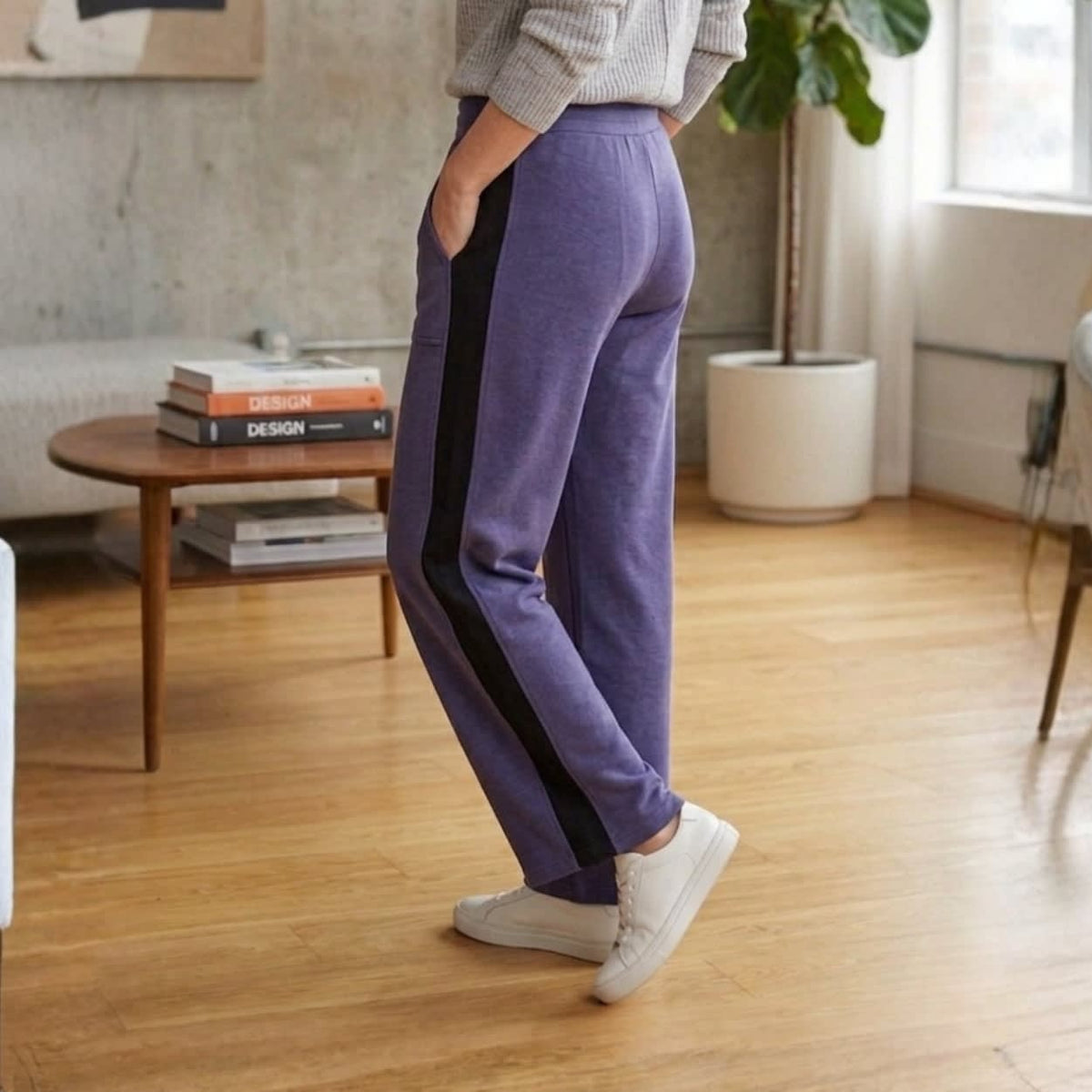 Loungewear Irina Pant Blue / Black, foto 2 de 4