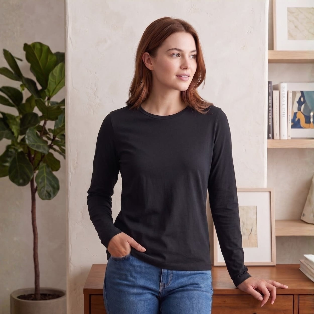 Loungewear Top Bianca Black, foto 3 de 3