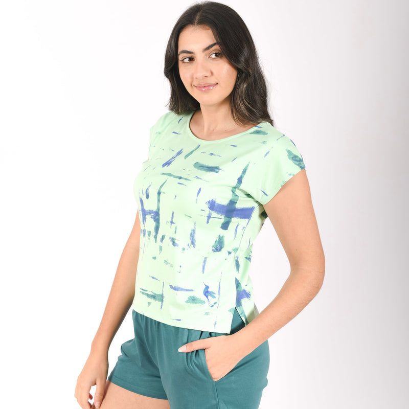 Pijama Travesia Onirica Jade / Verde Oscuro