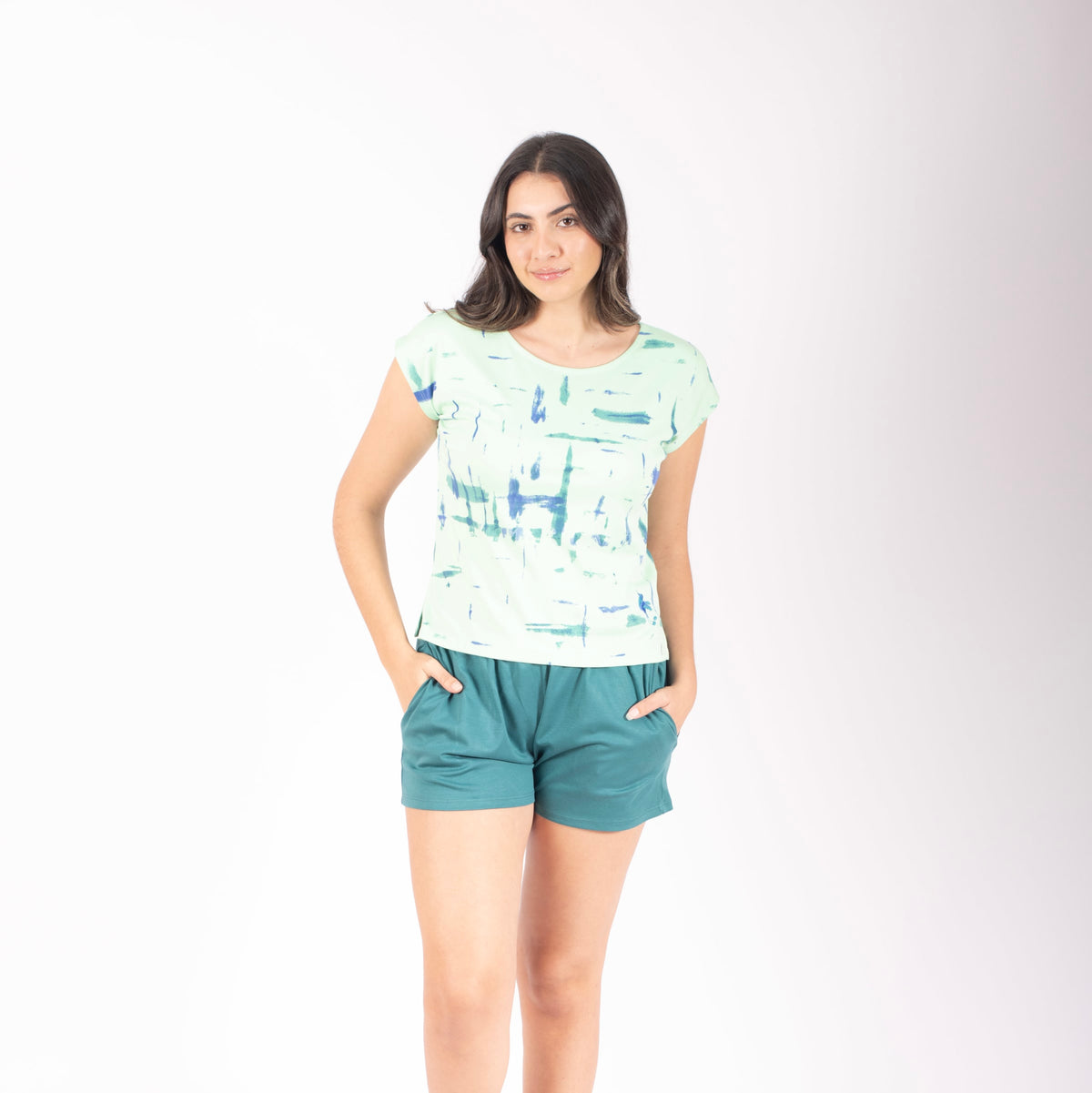 Pijama Travesia Onirica Jade / Verde Oscuro, foto 4 de 4