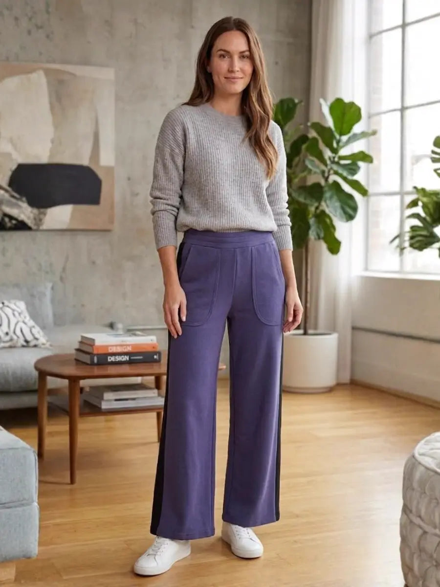 LOUNGEWEAR IRINA PANT BLUE/BLACK