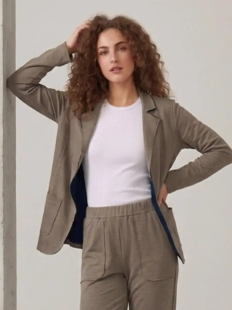 LOUNGEWEAR SET ELEONOR NAVY / MARRON