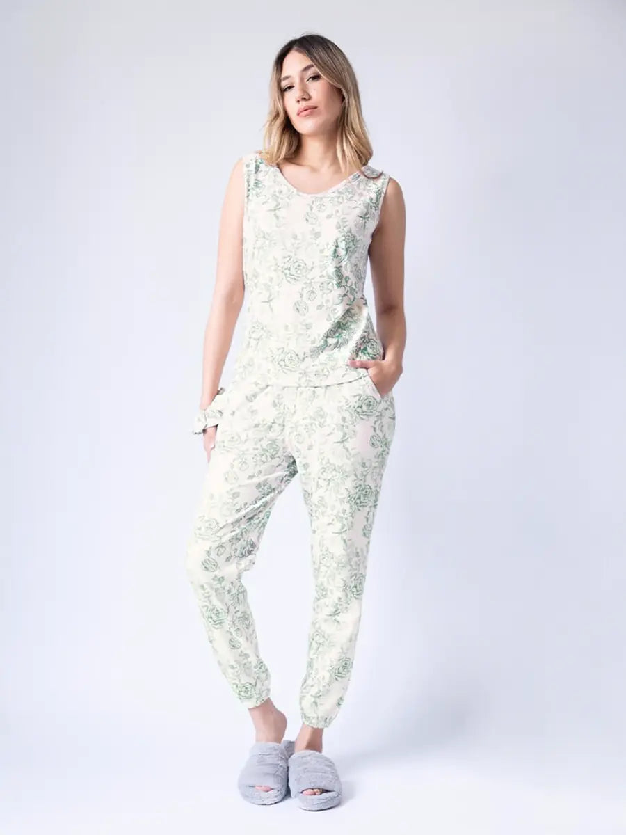 PIJAMA FRESCHEZZA VERDE CACTUS